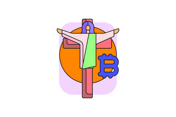 Bitcoin Easter Icon Jesus Cute Graphics & Icons Review