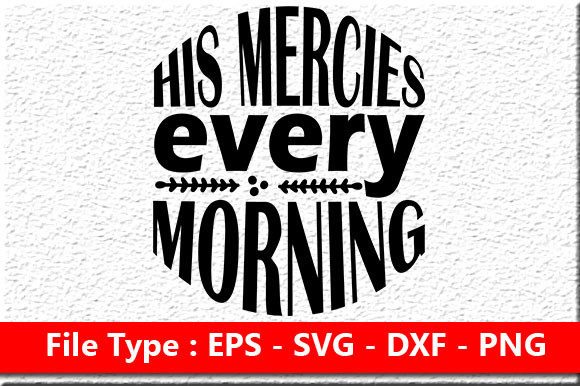 Christian Jesus Svg Design ,His Mercie