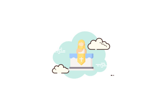 Easter Icon Jesus Altar Cloud White: Graphics & Icons Review