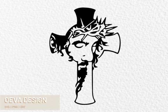 Jesus Cross Religious Icon Clipart: Graphics & Icons for Branding